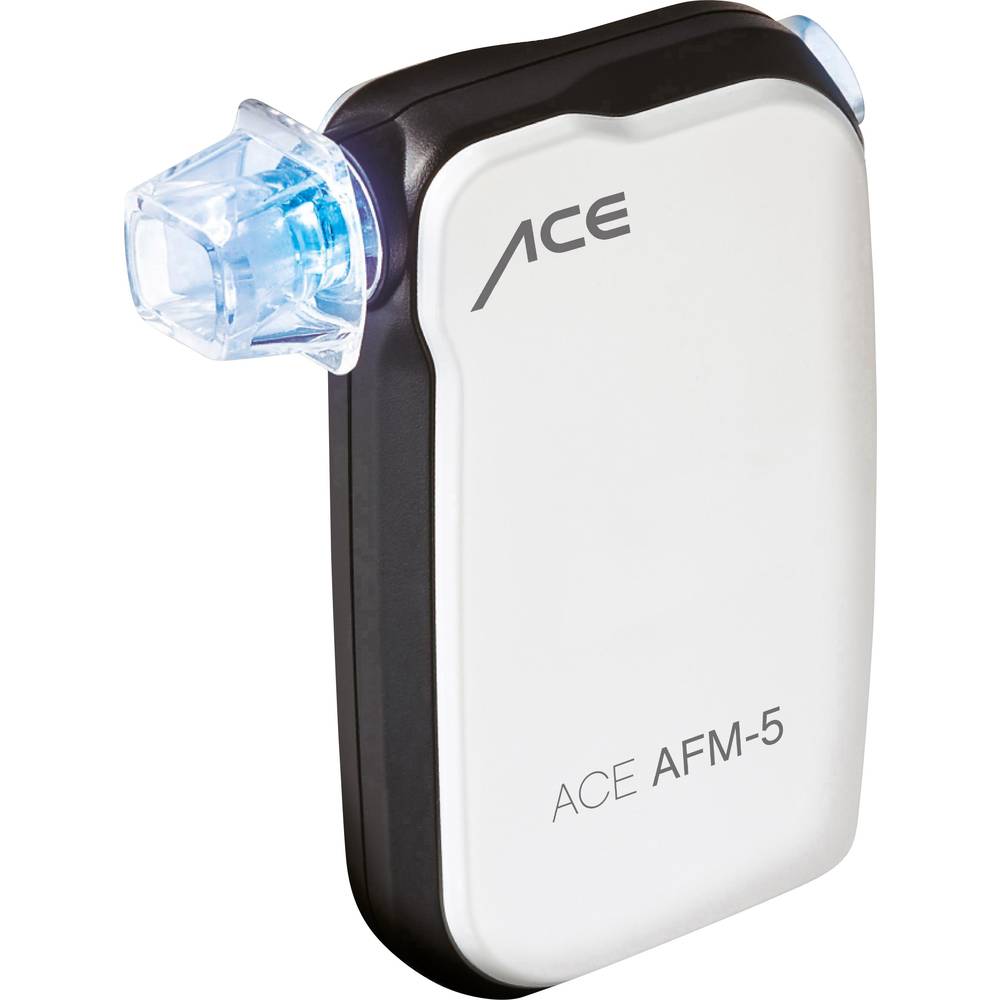 Image of ACE AFM-5 Breathalyser White 0 up to 4 â° Displays results on smartphones